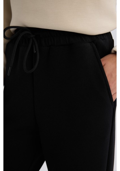 Fit Standart Fit Uzun İnce Jogger Eşofman Altı Cepli Beli Paçası Lastikli E3546AX24WN indirimleri