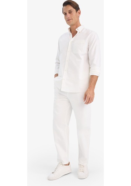 %100 Pamuk Wide Leg Beli Bağcıklı Lastikli Geniş Paça Jean Pantolon E1375AX25AU fiyatları