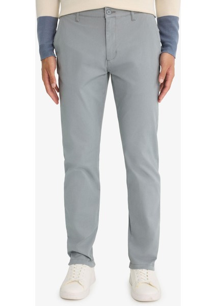 Regular Fit Normal Kesim Cepli Düz Paça Chino Pantolon D7349AX25AU fırsatları