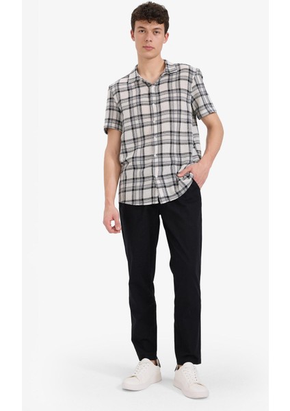 %100 Pamuk Jogger Fit Beli Bağcıklı Lastikli Dar Paça Cepli Pantolon Z6475AZ25AU fiyatları