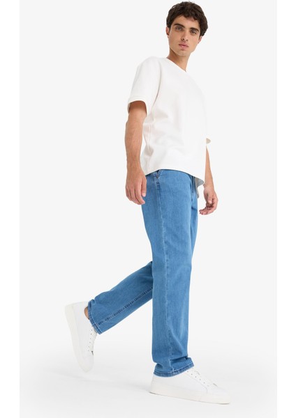 Sergio Regular Fit Normal Kalıp Normal Bel Boru Paça Jean Pantolon F5653AX25AU fiyatları