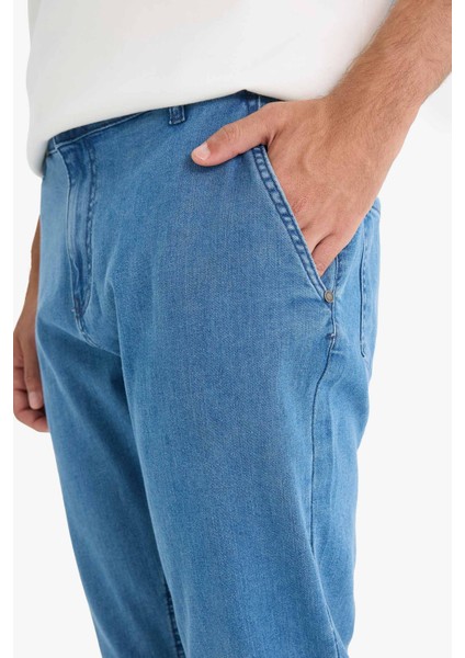Sergio Regular Fit Normal Kalıp Normal Bel Boru Paça Jean Pantolon F5653AX25AU indirimleri