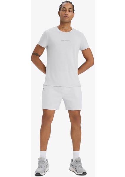 Fit Hızlı Kuruyan Esnek Kumaş Standart Fit Sporcu Kısa Paça Şort E2438AX25SM