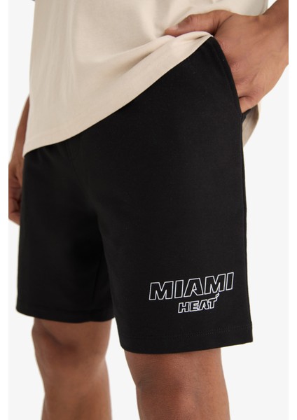 Fit NBA Miami Heat Standart Fit Kısa Paça Şort B9915AX25SP