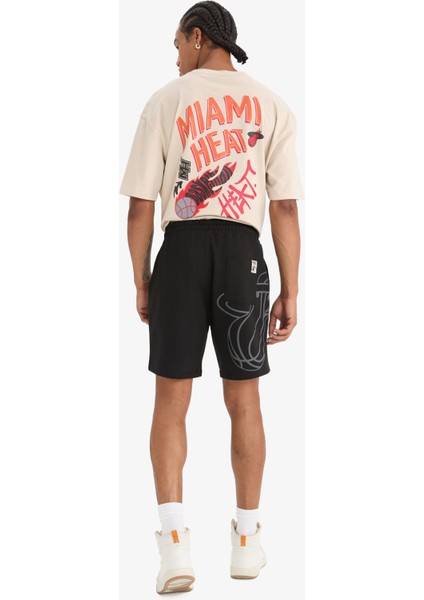 Fit NBA Miami Heat Standart Fit Kısa Paça Şort B9915AX25SP