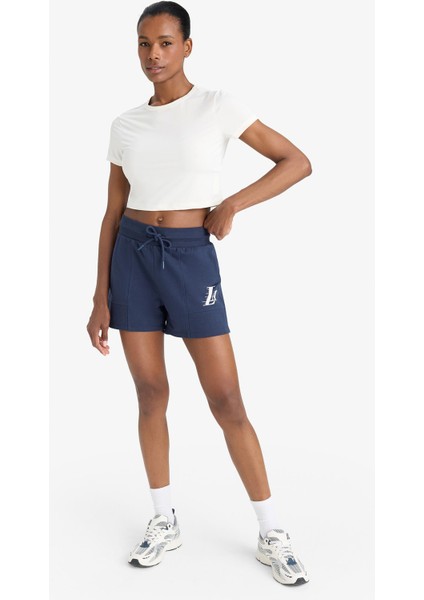 Fit NBA Los Angeles Lakers Standart Fit Sporcu Kısa Paça Şort E3626AX25SM fiyatları
