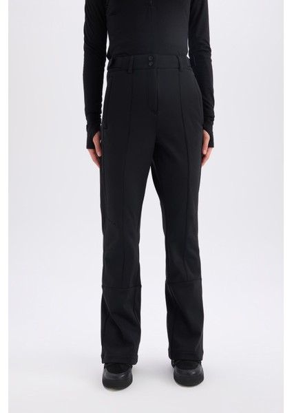 Fit Regular Fit Sporcu Cepli Softshell Kayak Pantolonu D0017AX24WN fırsatları