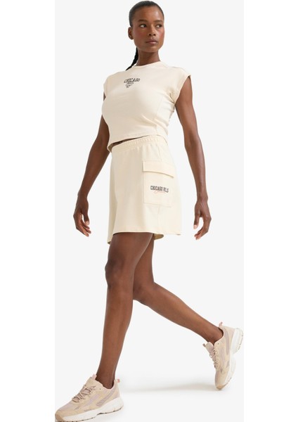 Fit NBA Chicago Bulls Standart Fit Beli Lastikli Cepli Etek fırsatları