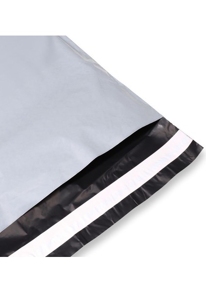 Baskısız Cepli Gri Kargo Poşeti 24X30+5 cm - 100 Adet modelleri
