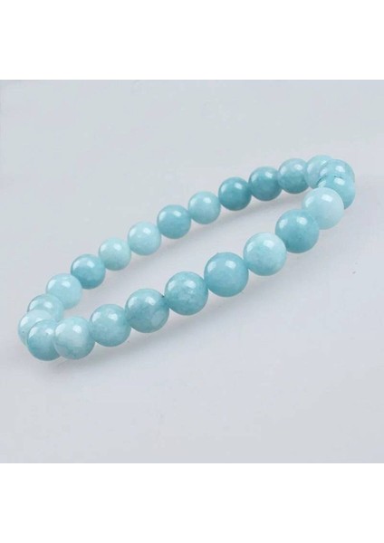 Kadın ve Erkekler Için Doğal Taş Turkuaz Bileklik, Şık ve Enerjik Aksesuar