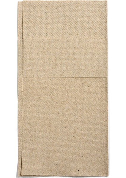 Çift Kat Kraft Cepli Peçete 1/ 8 40X40 cm (Açık Hali) 50 Adet