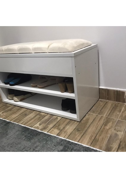 Ayakkabılık Puflu Minderli Sandıklı Kapı Önü Ayakkabılık fırsatları