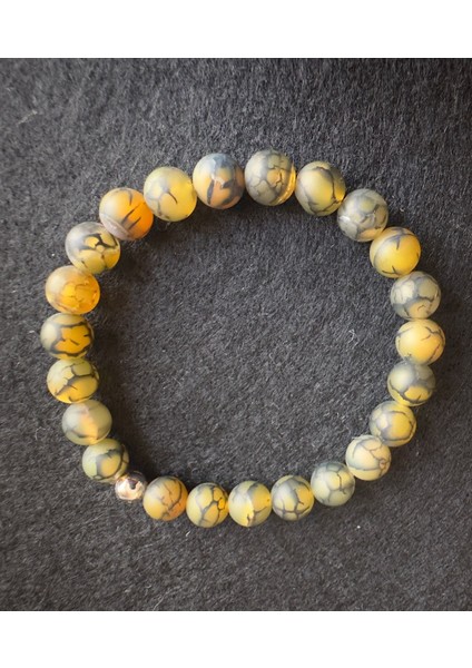 Doğal Taş Bileklik, Yengeç Akik, Şık ve Enerjik Tasarım, Rahat Kullanım modelleri