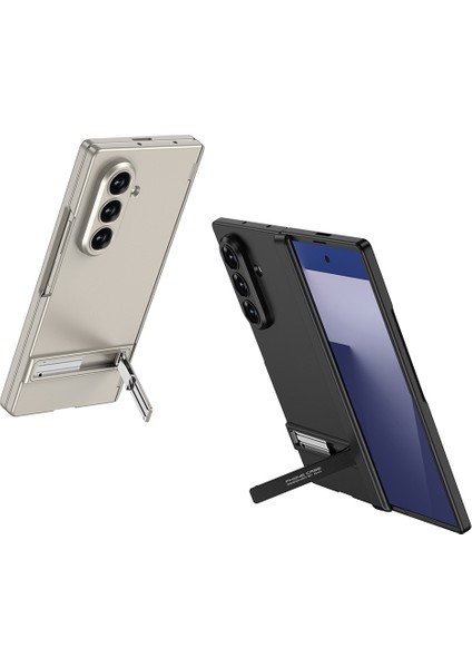 Samsung Galaxy Z Fold 7 Kılıf Standlı Sert Kıpta Kapak modelleri