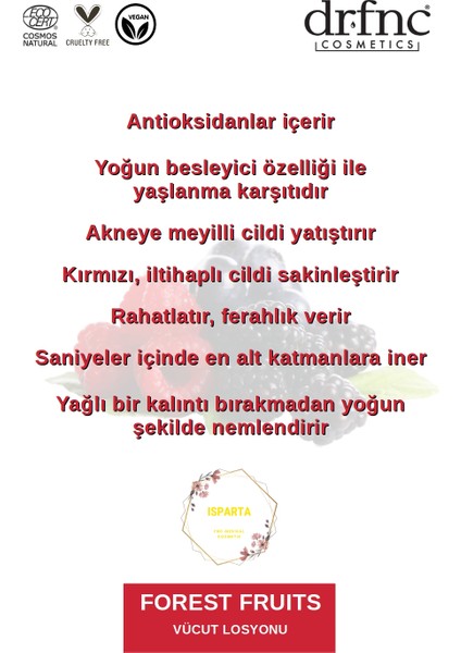 Forest Fruıts Vücut Losyonu 250 ml indirimleri
