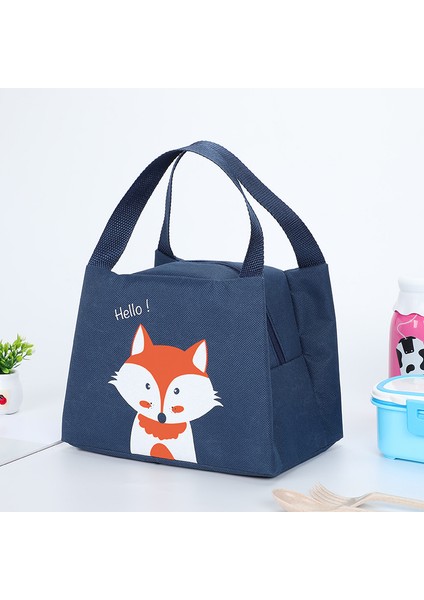 Karikatür Soğutucu Öğle Yemeği Çantası Piknik Çocuklar Kadınlar Seyahat Termal Kahvaltı Organizatör Yalıtımlı Su Geçirmez Saklama Çantası Öğle Yemeği Kutusu (Yurt Dışından)