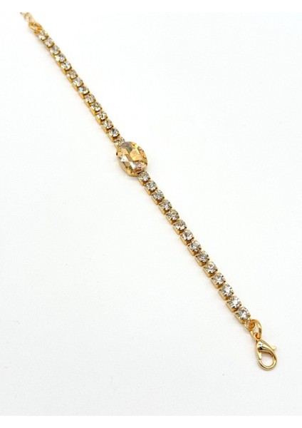 Taş Detaylı Su Yolu Bileklik, Şık ve Doğal Tasarım, Zarif Aksesuar Seçeneği