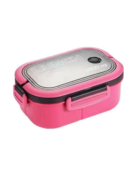 Öğrenci Öğle Yemeği Kutusu Kalınlaştırılmış Pp Plastik Malzeme Bölmesi Çift Katmanlı Öğle Yemeği Kutusu Ofis Öğle Yemeği Kutusu Isıtılabilir (Yurt Dışından)