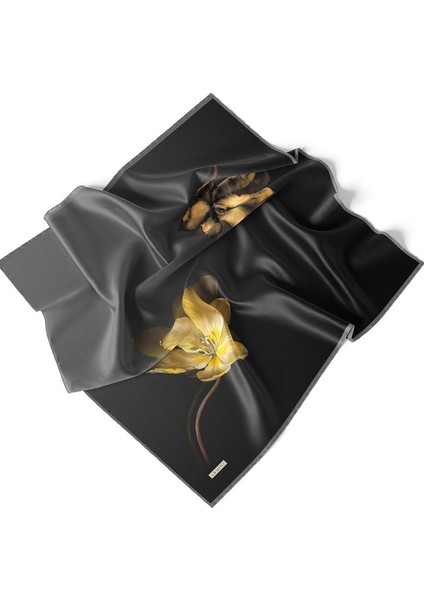 Nostalji Serisi Ipek Twill Eşarp 8737D-38