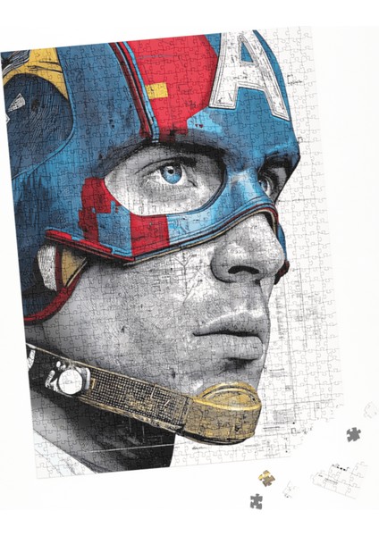 500 Parça Puzzle Süper Kahraman Fantastik Teknik Şema Detaylı fırsatları