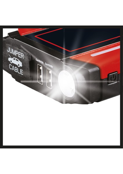Akü Takviye-Powerbank CE-JS 18/1 (12 V, takviye, güç bankası, LiPo pil 3x6000 mAh, LED şarj durumu göstergesi, LED lamba, 12V/300A takviye, USB Micro/Mini/Type C dahil) - 1091531 fiyatları