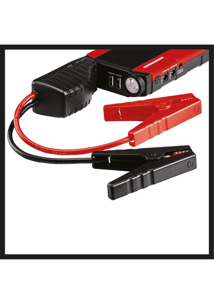 Akü Takviye-Powerbank CE-JS 18/1 (12 V, takviye, güç bankası, LiPo pil 3x6000 mAh, LED şarj durumu göstergesi, LED lamba, 12V/300A takviye, USB Micro/Mini/Type C dahil) - 1091531 fırsatları