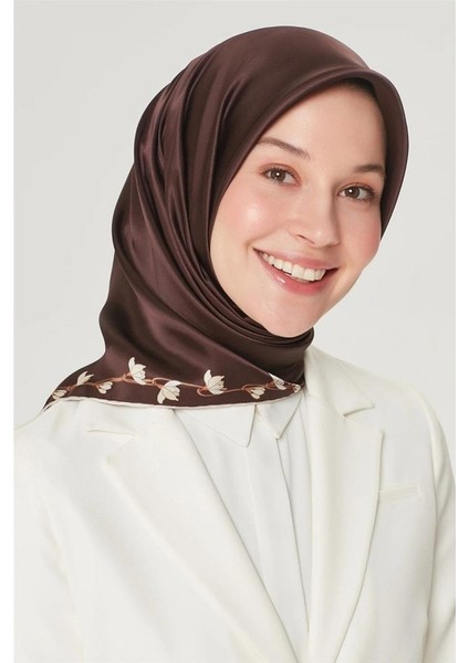 Nostalji Serisi Ipek Twill Eşarp 8553D-91