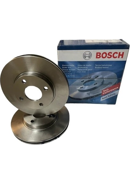 Focus/fiesta/fusion Fren Diski Ön | Takım (2 Adet) | Bosch 0 986 479 R64 - Tam T1125 Fcs - 98 Ax 1125 B1F