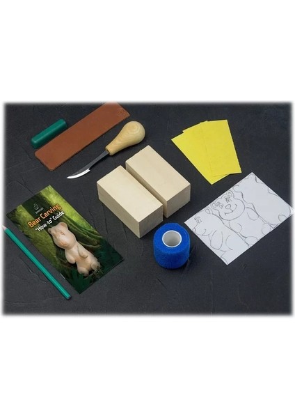 Beavercraft DIY05 Ahşap Ayı Figürü Oyma Hobi Seti fiyatları