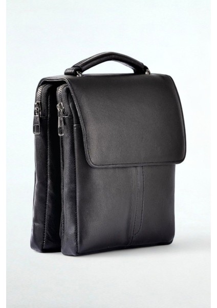 Şık Hakiki Deri El ve Omuz Çantası, Siyah, Zarif ve Dayanıklı Tasarım modelleri