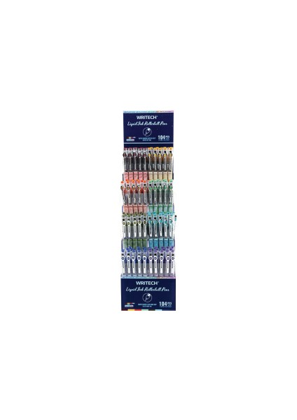 Wrıtech W-501 Lıquıd Roller 8 Renk 0,5mm Kalem - 104'LÜ Set fiyatları
