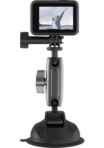 Aksiyon Kamera ve Cep Telefonları Için Güçlü Vantuz | Aluminum Alloy Camera Suction Cup fırsatları