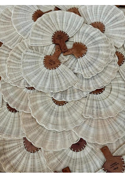 Isime Özel Ahşap Rattan Yelpaze (Kişiye Özel) modelleri