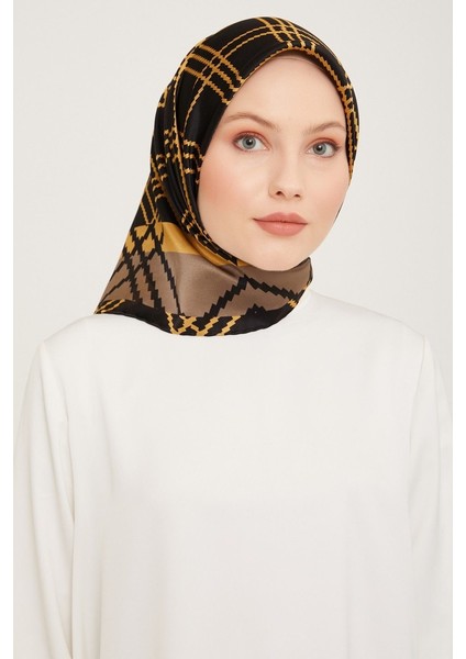 Nostalji Serisi Sura Ipek Eşarp 9040DS-02