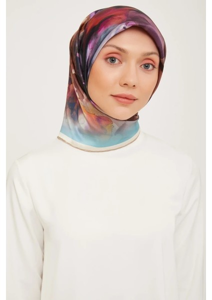 Nostalji Serisi Twill Ipek Eşarp 9033D-36