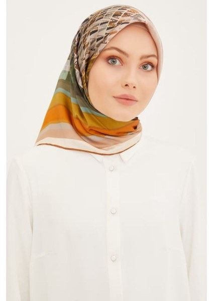 Nostalji Serisi Ipek Sura Eşarp 8934DS-07
