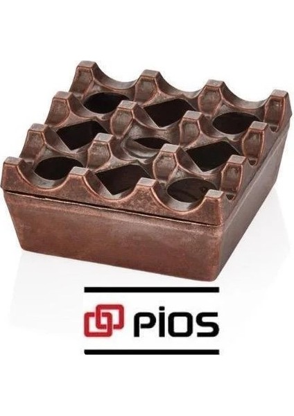 Bakır Döküm Kare Küllük