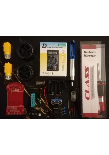 MASROKİT-SM-7717 Ultrasonik Sensörlü Araba Eğitim Kiti fiyatları