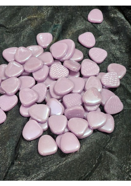 Pembe Cam Mozaik Taşı (500 Gr) 150 Adet