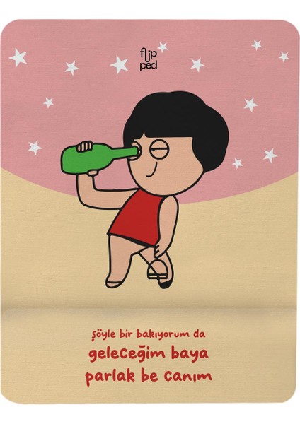 Geleceğim Parlak Bilek Destekli Mousepad