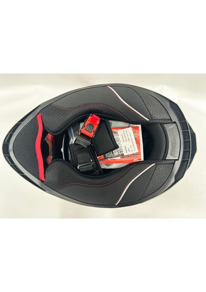 Braker Sv Nardo Gri Parlak Renk A12 - Şefaf Vizörlü- Iç Güneş Vizörlü - Motosiklet Kaskı V-28B