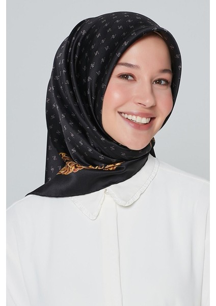 Nostalji Serisi Twill Ipek Eşarp 8242D-09