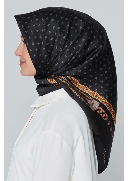 Nostalji Serisi Twill Ipek Eşarp 8242D-09 modelleri