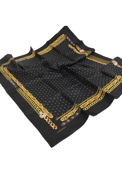 Nostalji Serisi Twill Ipek Eşarp 8242D-09