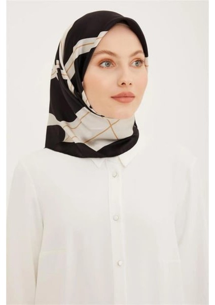 Nostalji Serisi Ipek Twill Eşarp 8945D-01