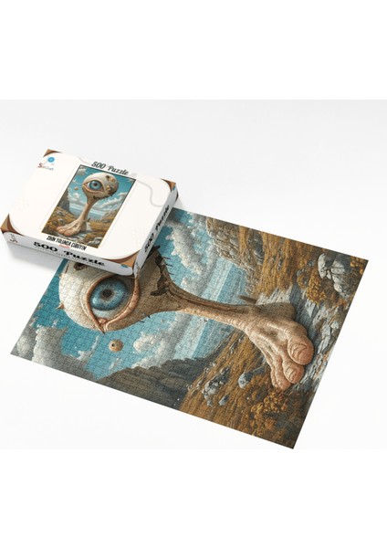 500 Parça Puzzle Zihin Yolunda Çürüyen Hayaller Surreal Sanat Fantastik modelleri