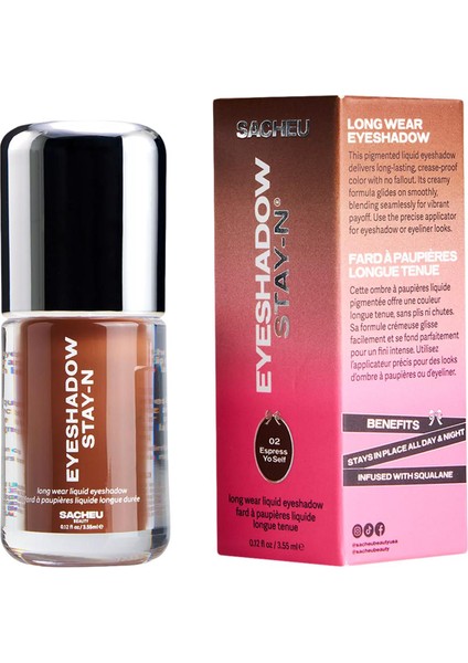 Eyeshadow Stay-N Uzun Süre Kalıcı Likit Far 02 Espress Yo Self 3.55ML modelleri