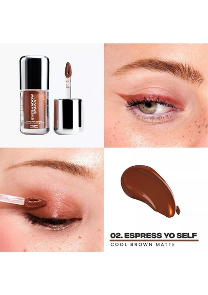 Eyeshadow Stay-N Uzun Süre Kalıcı Likit Far 02 Espress Yo Self 3.55ML fırsatları