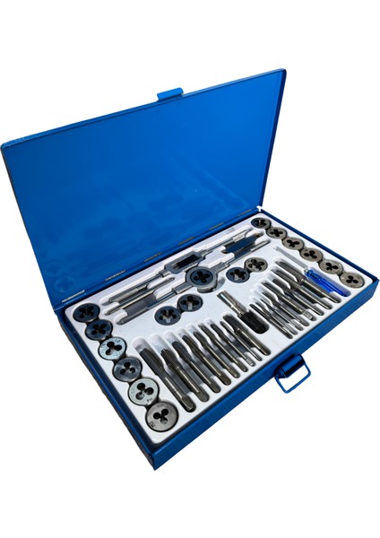 40 Parça Yüksek Kaliteli Klavuz ve Pafta Seti