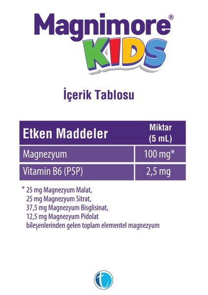 Kids Magnezyum 200 ml Pidolat Bisglisinat Sitrat Malat Vitamin B6 modelleri